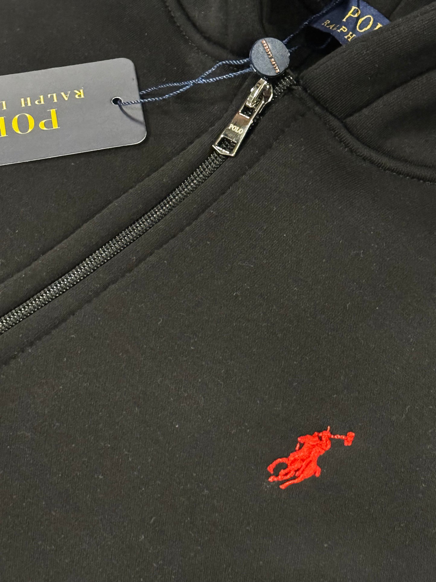 Ralph Lauren Zipup Hoodie - Black Unisex